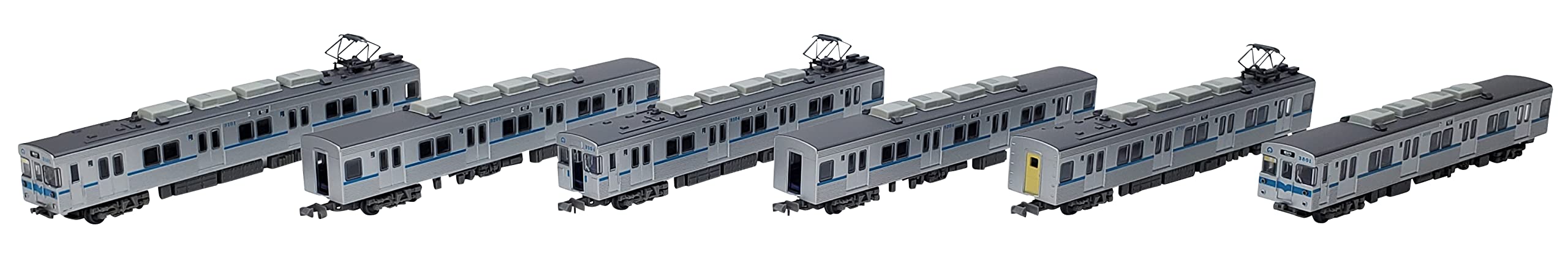 Railway-Collection-Tetsukore-Nagoya-Municipal-Transportation-Bureau-Tsurumai-Line-3000-Type-3101-Formation-6Car-Set-Diorama-Supplies-321958-Japan-Figure-4543736321958-0.jpg